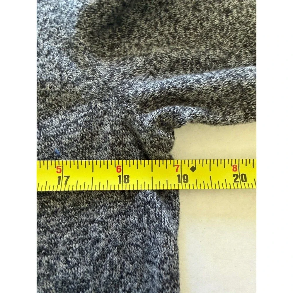 Banana Republic Men’s Cashmere Cotton Quarter Zip Sweater Gray Size Small